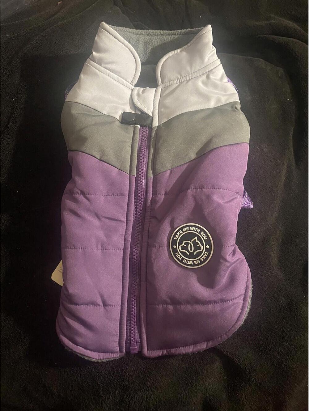 Thicken Dog Coat Warm Jacket Dog Vest with Zipper Puppy